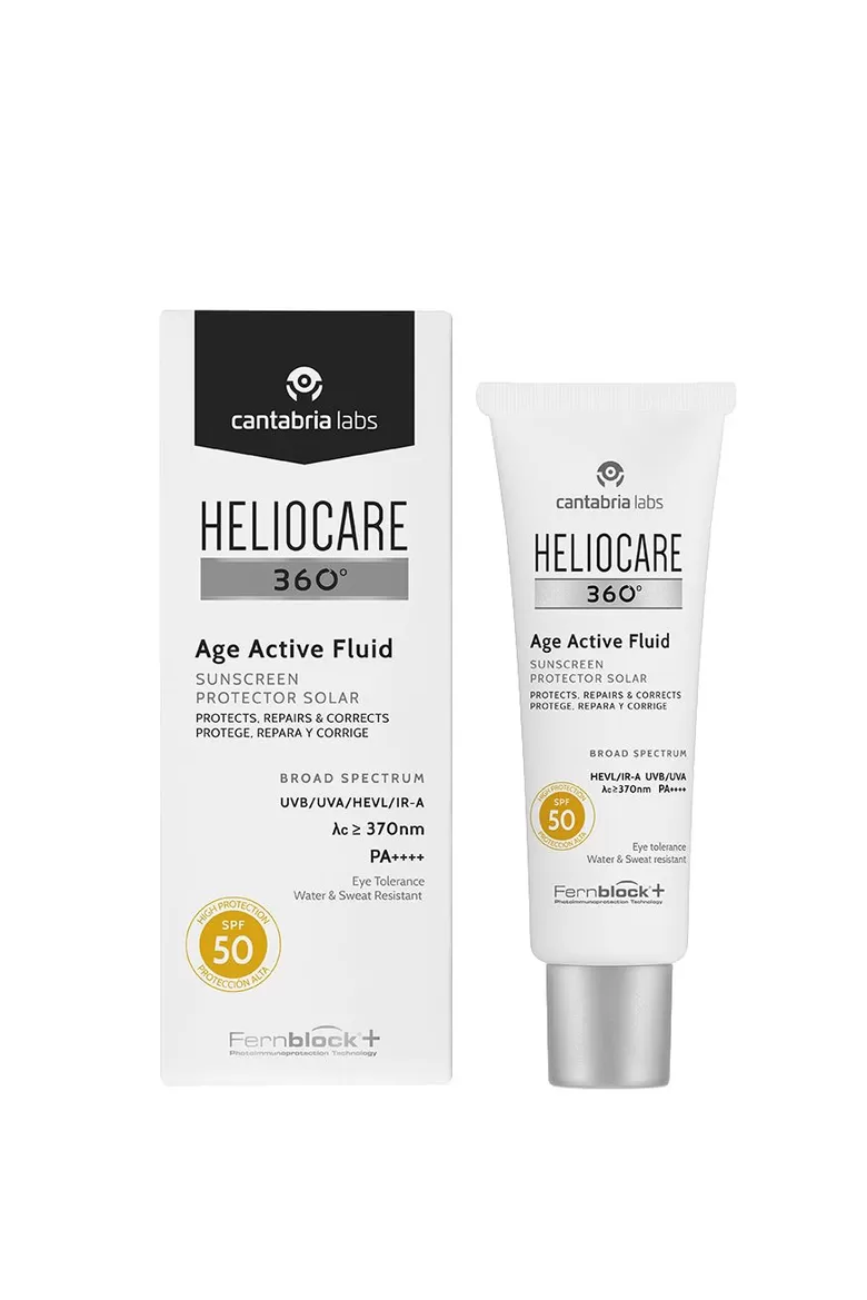 Saules aizsargfluīds ar pretnovecošanās īpašībām SPF50 +, 50 ml