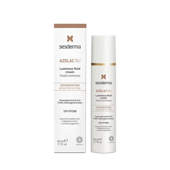 SESDERMA AZELAC RU LUMINOUS FLUID CREAM SPF50 | Izgaišmojošais fluīds, 50 m